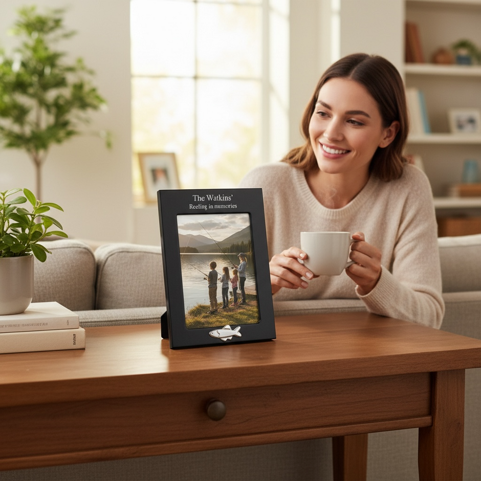 Personalised Fishing Photo Frame