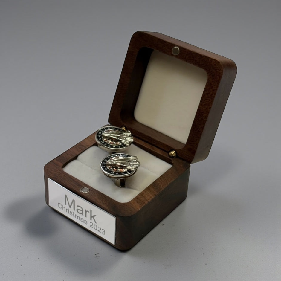 Personalised Dartboard With Darts Cufflinks