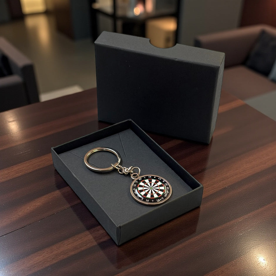 Personalised Dartboard Darts Key Chain/Keyring