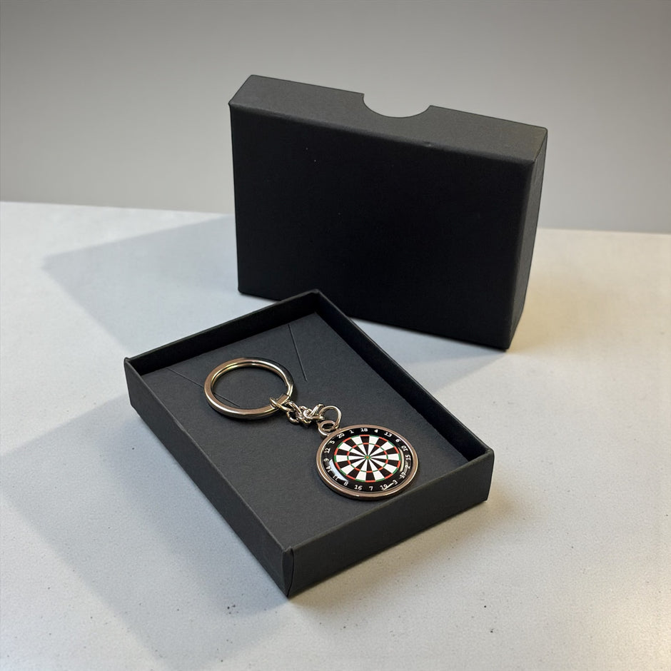 Personalised Dartboard Darts Key Chain/Keyring