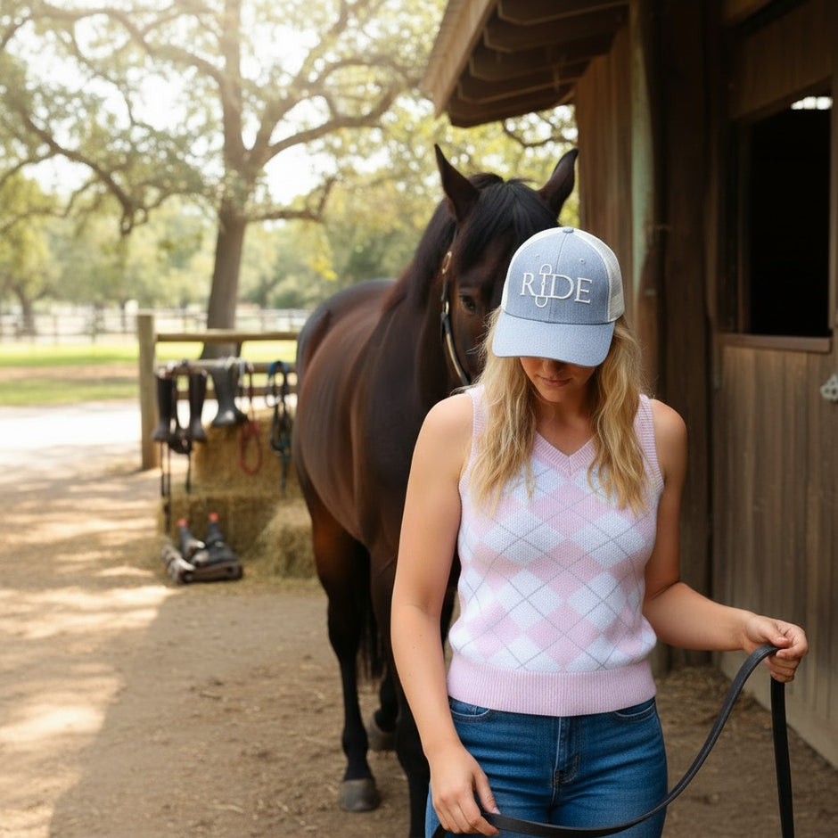 Horse Riding Equestrian Baseball Cap