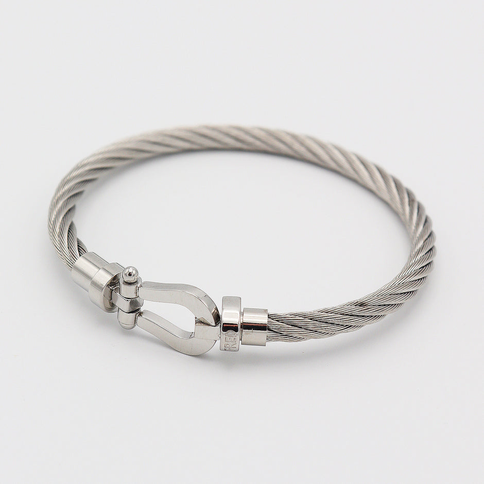 Personalised Metal Horseshoe Bracelet