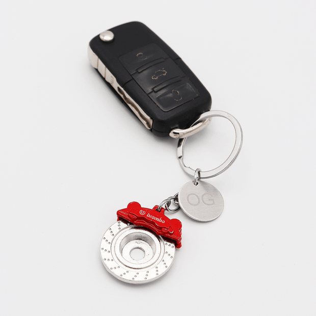 Personalised Brembo Brake Calliper Keyring