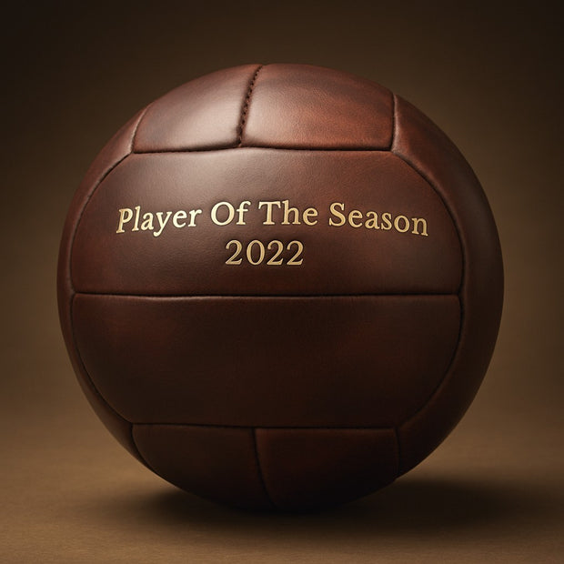 Personalised Vintage Leather Football