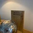 Personalised Football Trophy & Football Keepsake.