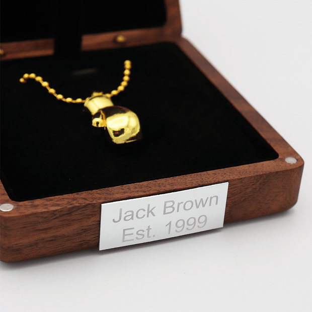Personalised Boxing Glove Necklace, Various Colours