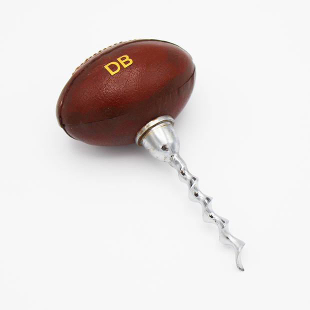 Personalised Rugby Ball Corkscrew