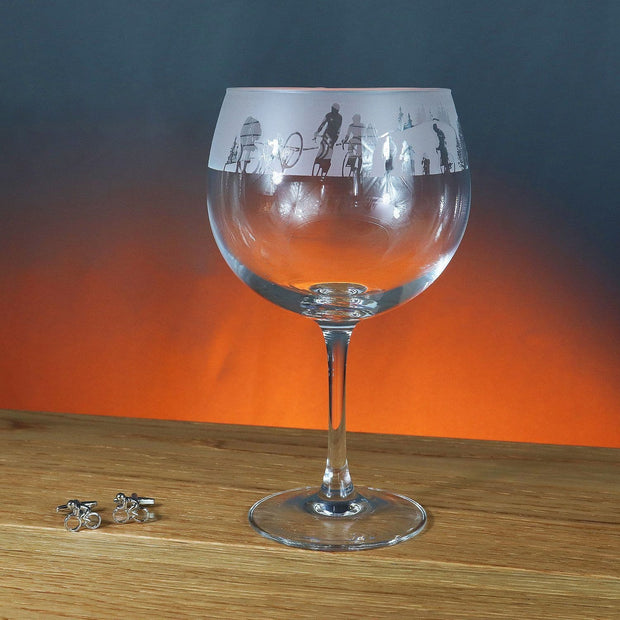 Cycling Themed Gin Balloon