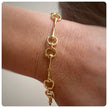 18ct Gold Plated Snaffle Bit Bracelet