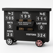 Personalised Cricket Scoreboard Desk Tidy –  Desktop Accessory for Cricket Fans