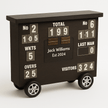 Personalised Cricket Scoreboard Desk Tidy –  Desktop Accessory for Cricket Fans