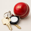 Personalised Miniature Cricket Ball Keyring