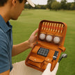 Personalised Golfer’s Accessory Gift Set – Tan Leather Case
