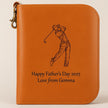 Personalised Golfer’s Accessory Gift Set – Tan Leather Case