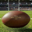 Personalised Vintage Leather Rugby Ball