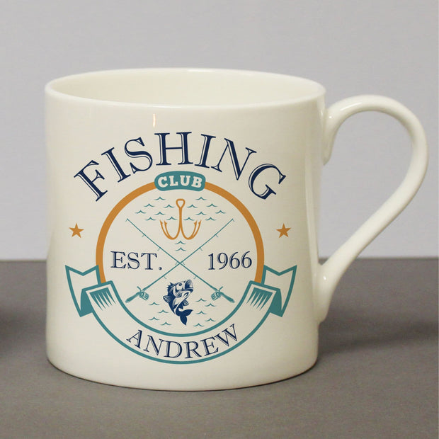 Fishing Chunky Ceramic Mug