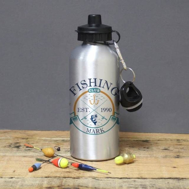 Fishing Silver Drinking Bottle