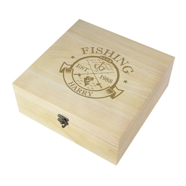Fishing Storage Box - Wood