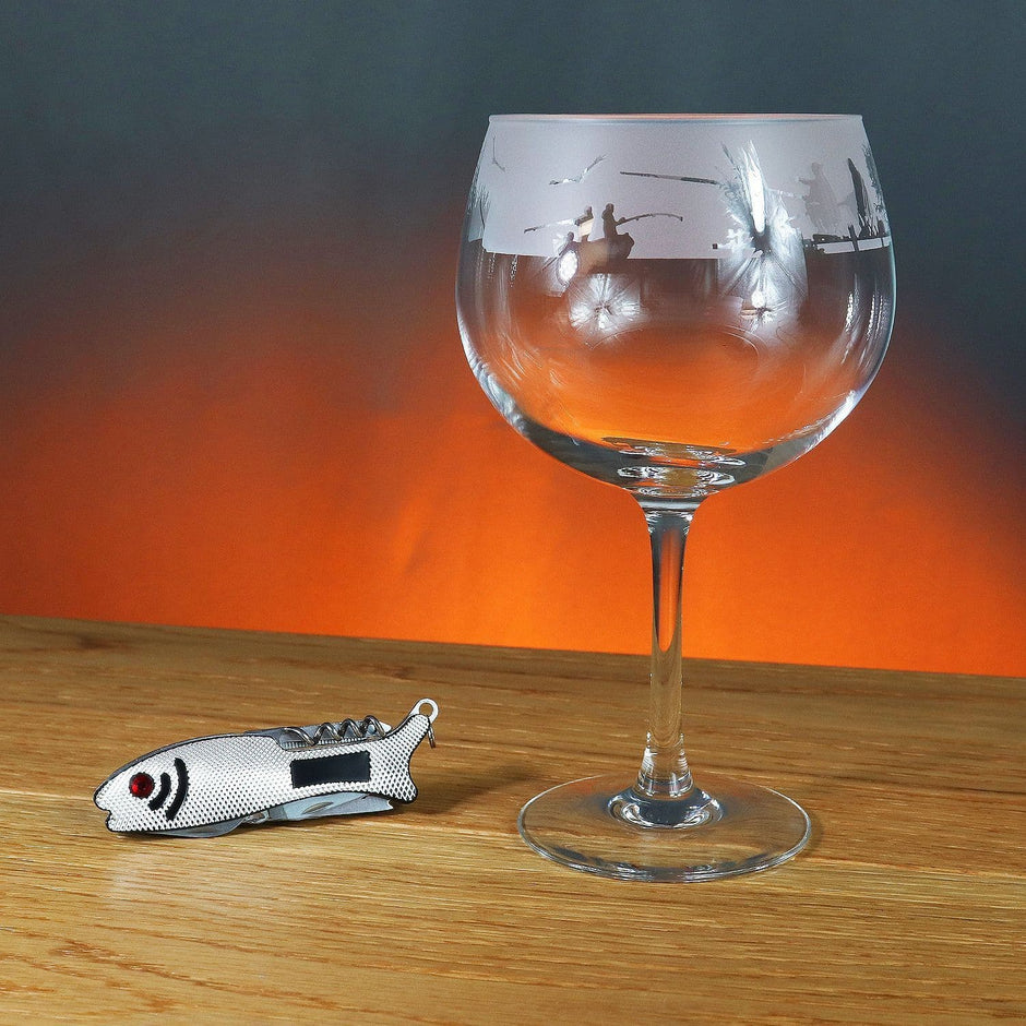 Fishing Themed Gin Balloon