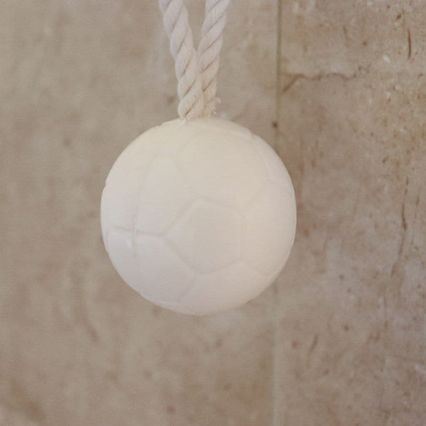 Football Soap on a Rope
