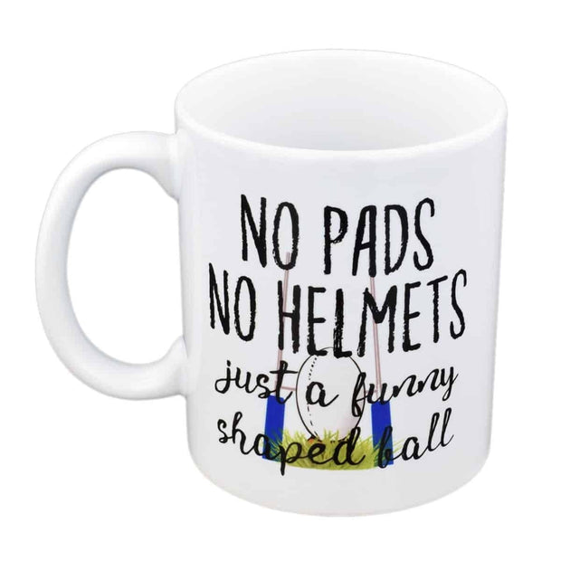 Funny Shaped Ball Rugby Mug