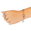 Petite Sterling Silver Snaffle Bit Bracelet