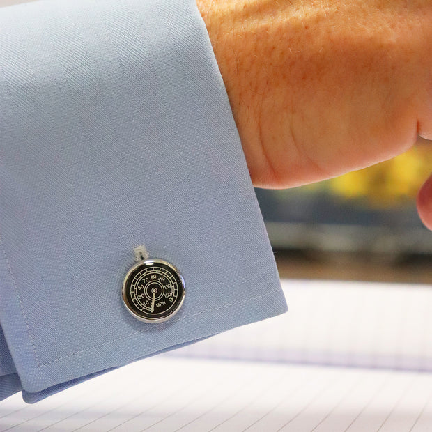 Personalised Car Speedo & Fuel Cufflinks