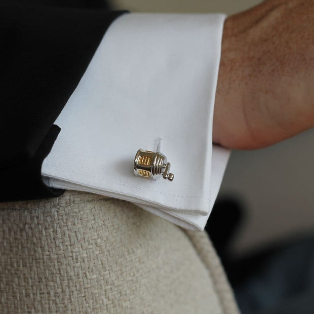 Personalised Fishing Reel Cufflinks