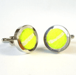 Personalised Tennis Ball Cufflinks