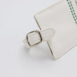 Personalised White Cricket Luggage Tag