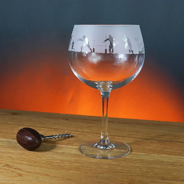Rugby Themed Gin Balloon