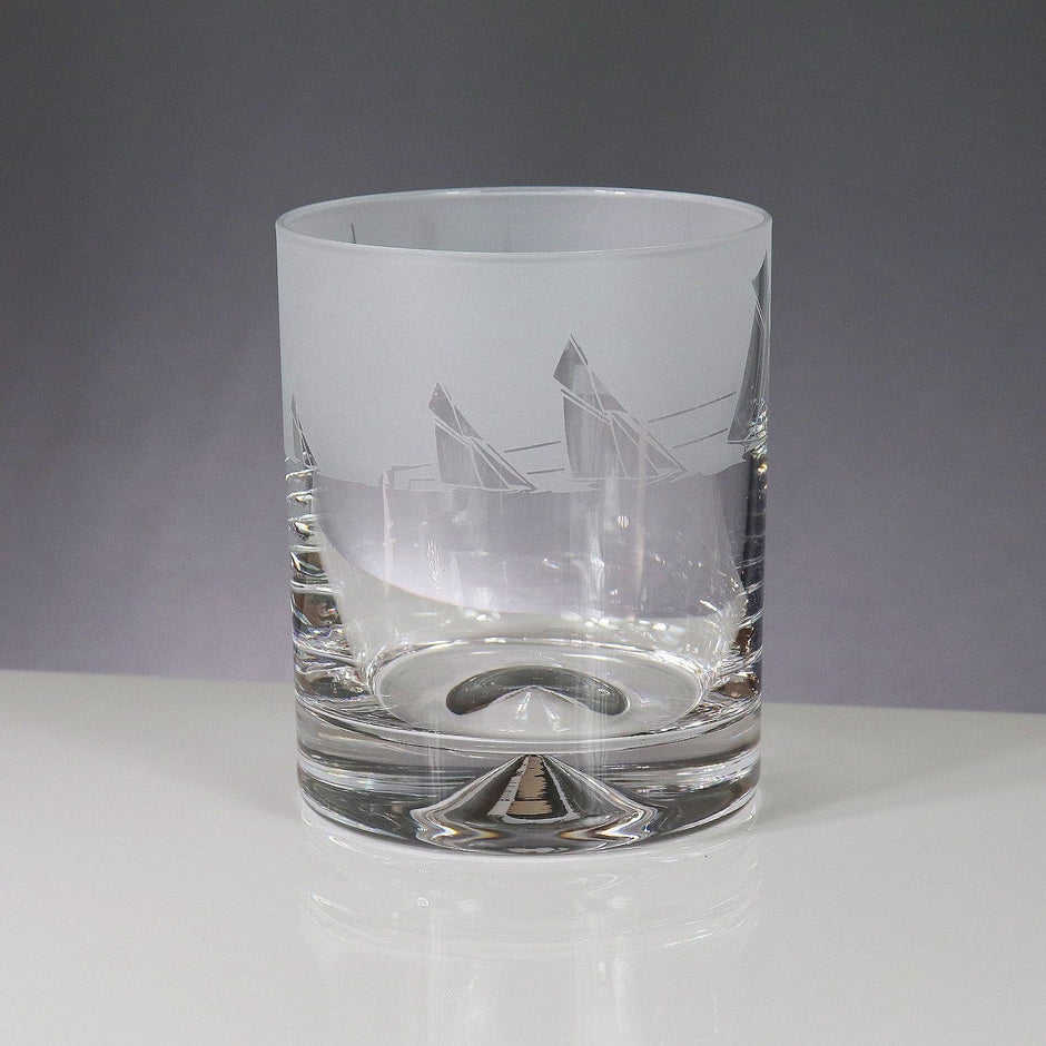 Sailing Themed Whisky Tumbler Glass