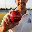 Personalised Vintage Leather Cricket Ball