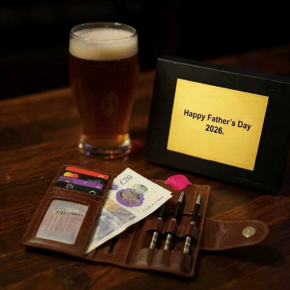 Personalised Darts Gift Set for Men – Unique Darts Gifts for Him, Father’s Day & Birthday Present