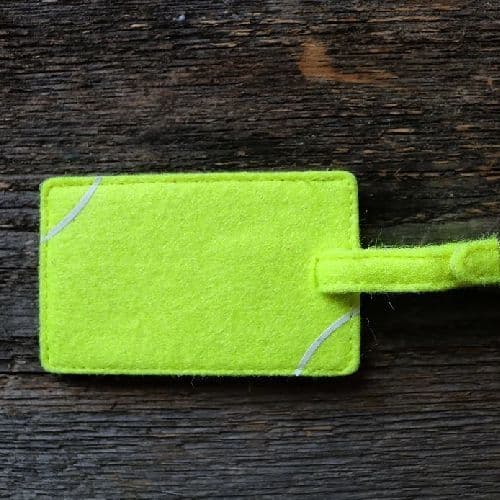 Tennis Luggage Tag