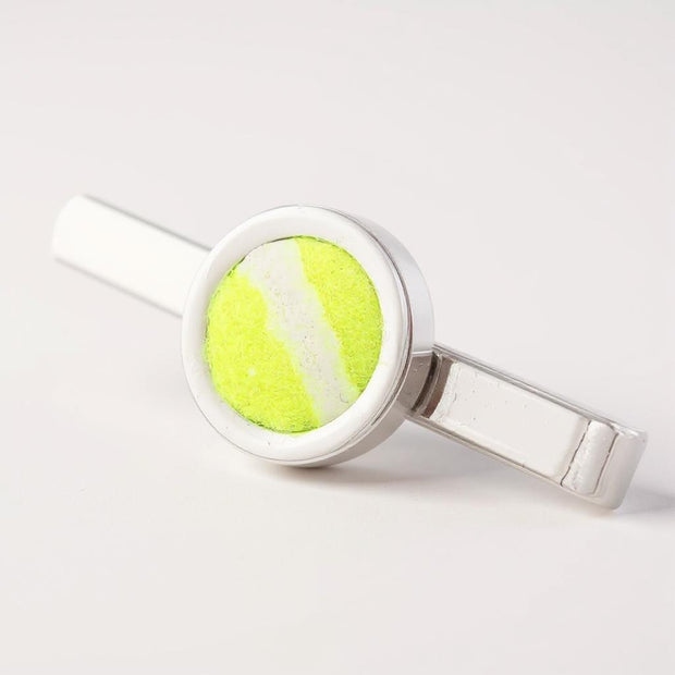 Personalised Tennis Ball Tie Slide/Bar